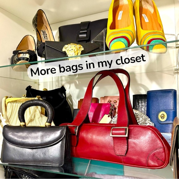 Vintage 90s Coach Worth Bag 4143 Black Glove-Tanned Leather Shoulder Bag - Picture 17 of 17